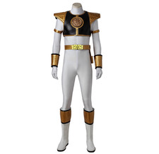 Tommy Oliver of the Dinosaur Team cosplayed as Dragon King White Tiger Renzo