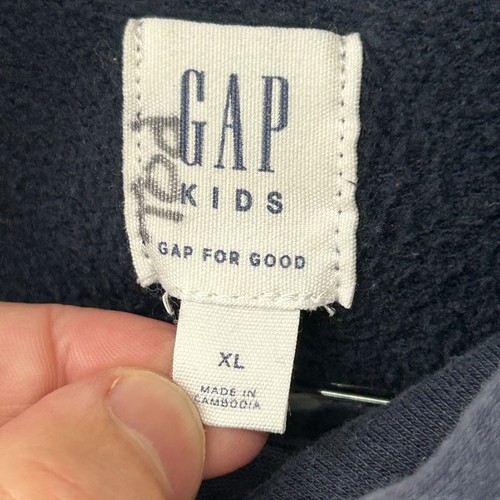 Gap Kids Hoodie Youth XL Pullover Sweatshirt Kangaroo Pocket Boys Girls Youth XL - Picture 7 of 10