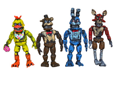 MEXICAN TOY ACTION PACK 4 FIGURES FIVE NIGHTS AT FREDDY'S  TWISTED 