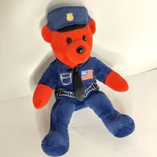 Vintage Team Bears Unity American Courage Police Dept Teddy Bear Plush Toy 7