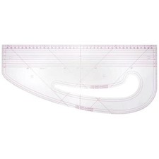 French Curve Ruler for Pattern Making, Clear Metric Sewing Ruler, Multi-Purpo...