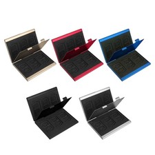 Elegant Aluminum Storage Holder For Credit Cards AntiStatic Interior Portable