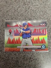 2024 Bowman Baseball Wyatt Langford Bowman Scouts' Top 100
