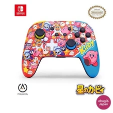 PowerA Wireless Controller Kirby Pupupu Daishugo Switch JP Enhanced Official