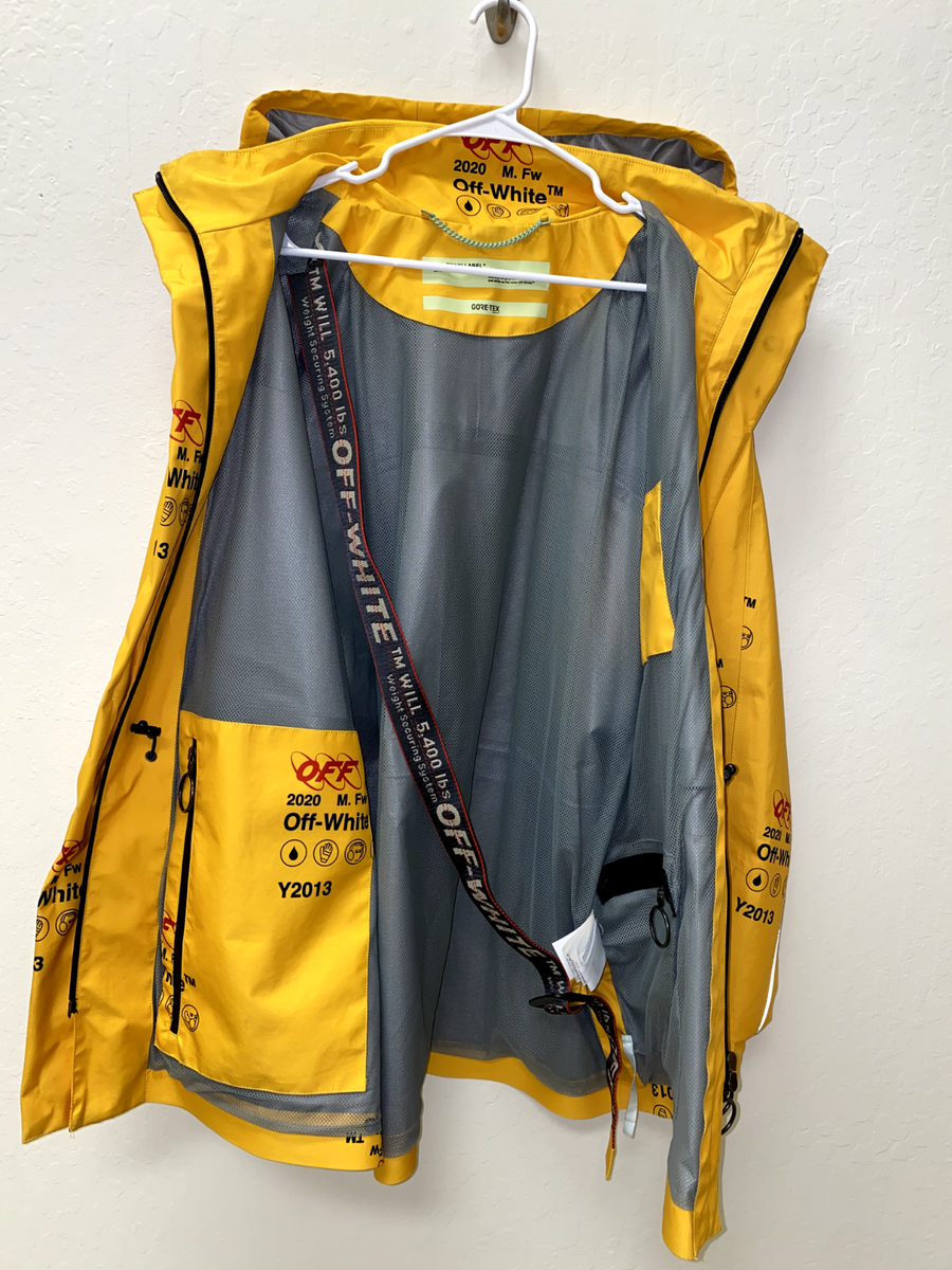 Off-White x Goretex Public Television Graffiti Ski Jacket | eBay