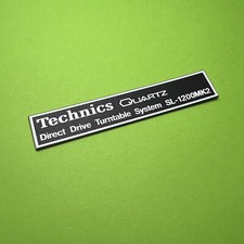 TECHNICS 1210 mk2 emblema badge logo decal sticker sticker or 1200