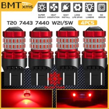 7443 7440 7444 Led Red Flash Strobe Brake Light For Subaru Crosstrek 2016-2025