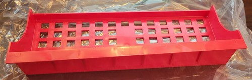 VINTAGE RIUNITE PLASTIC BAR WARE RACK WITH MOUNTING HARDWARE 15 X 6 X 3 INCHES - Picture 3 of 4