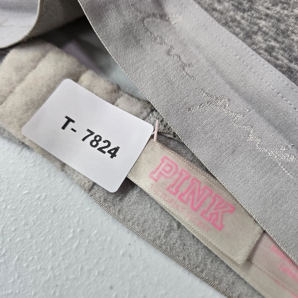 Sutiã feminino Victoria's Secret rosa 32B cinza urze sem fio levemente forrado - Imagem 2 de 4