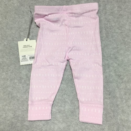 Cloud Island Baby Girl 3-6m Pull-On Pants Pink Green Gray - Picture 5 of 11