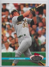 1991 Stadium Club Baseball Jose Canseco Card # 155 Rare Variation B Copyright As