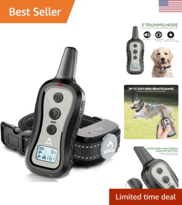 Dog Training Collar Shock Collar with Remote - 3 Training Modes, Beep, Vibrat... | eBay Dog Training Collar Shock Collar with Remote - 3 Training Modes, Beep, Vibrat... | eBay