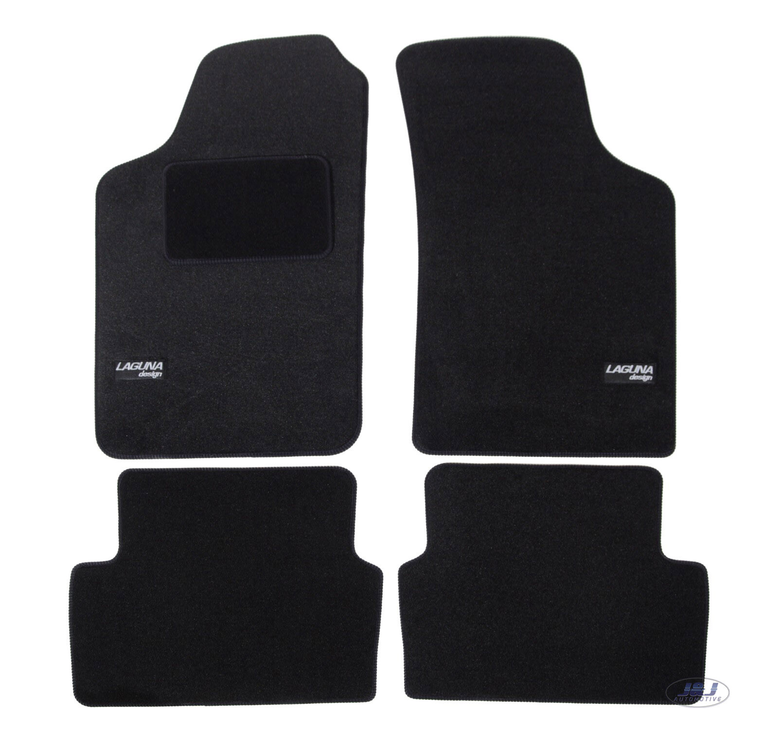 Tapis de sol Laguna A velours noir haut de gamme pour l'élégance de votre habitacle