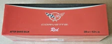 NEW SEALED  GENERAL MOTORS  CORVETTE RED AFTER SHAVE BALM  200ml (6.8 fl. oz.)