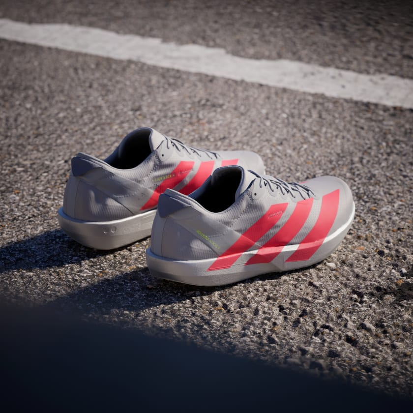 adidas Adizero Japan 9 Running IH5746 Grey Two / Lucid Red