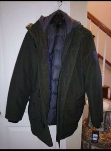 tommy hilfiger men's ultra loft insulated arctic cloth snorkel coat with removable faux fur hood