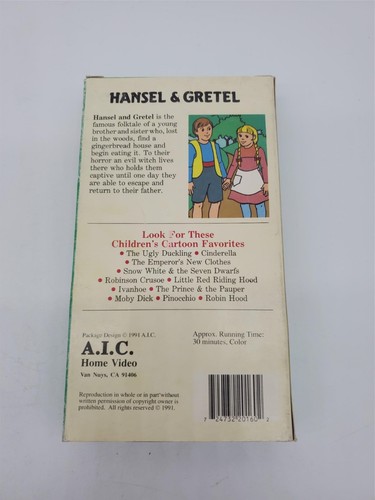 Hansel and Gretel (VHS, 1991) - Imagen 3 de 3