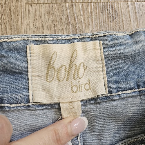 Boho Bird Long Denim Maxi Skirt Womans Size 8 - Picture 6 of 6