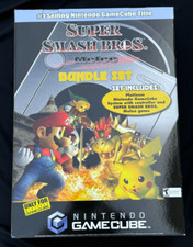 Original Super Smash Bros Melee Nintendo GameCube Bundle Big Box Display 27x20