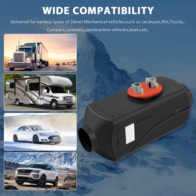 DIESEL HEATER 5KW 12V DIESEL AIR HEATER For Car Truck Bus Boats Vans RV us  | eBay