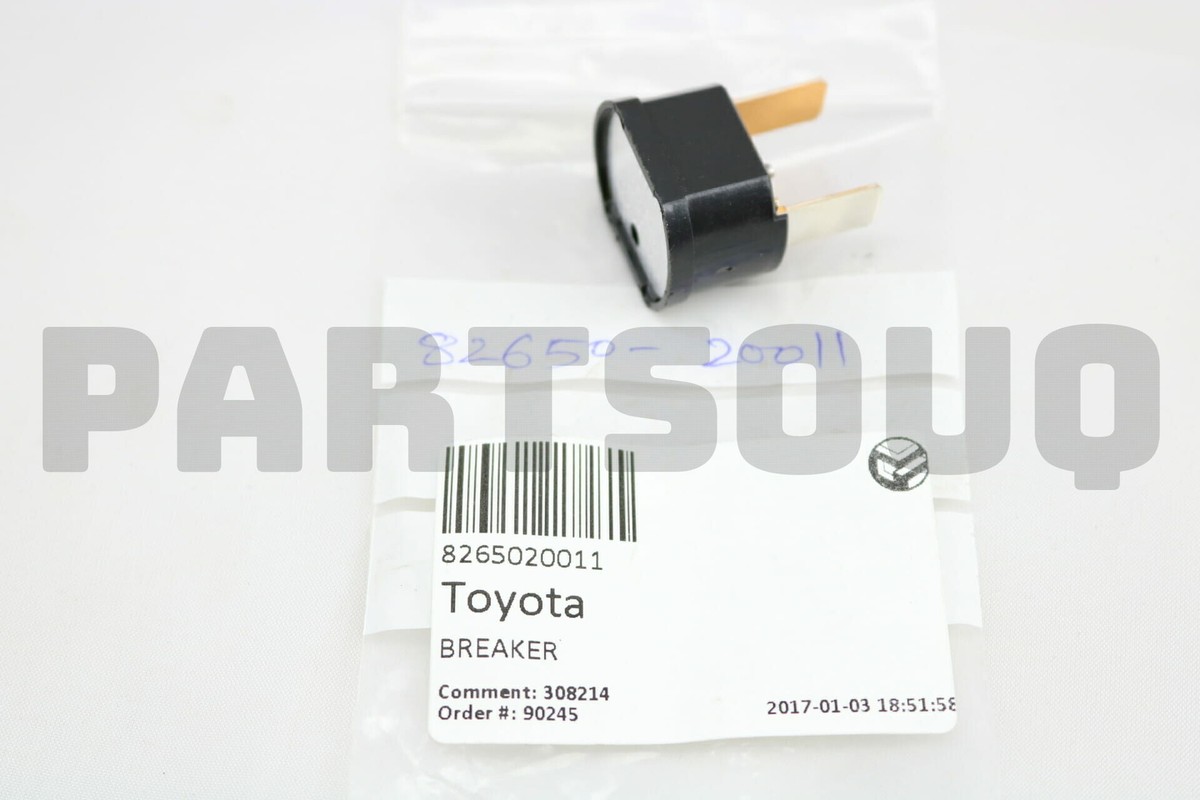 8265020011 Genuine Toyota BREAKER ASSY, WIRING CIRCUIT 82650
