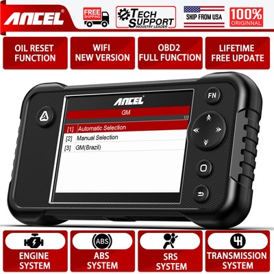 ANCEL FX3000 Elite OBD2 Scanner Diagnostic Scan Tool Engine Transmission ABS Oil