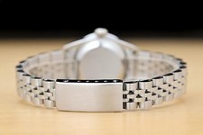 ROLEX LADIES OYSTER PERPETUAL 67180 PINK ARABIC DIAL DIAMOND BEZEL STEEL WATCH 6