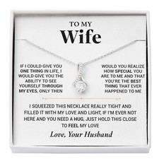 To My Wife Necklace, Christmas Gift For Wife, Christmas Gifts For Her, Wife Gift