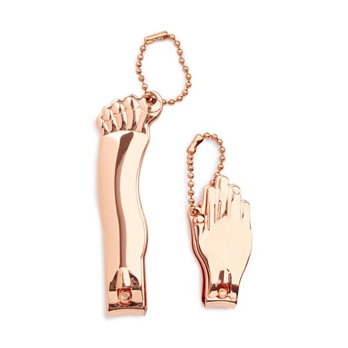 Juego de cortadoras de uñas de mano y pie Kikkerland - cobre - Imagen 2 de 3