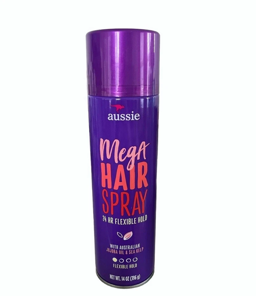 Aussie Hairspray Mega 14 Ounce 24 Hour Flexible Hold (2 Pack) - Image 3 of 4