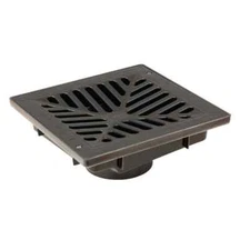 RELN Storm Vortex 9 in. Low Profile Catch Basin Complete w/Black Concave Grate