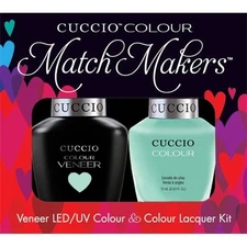 CUCCIO Veneer Match Makers - MINT CONDITION 6100 Pastel Mint Green Gel Duo Kit
