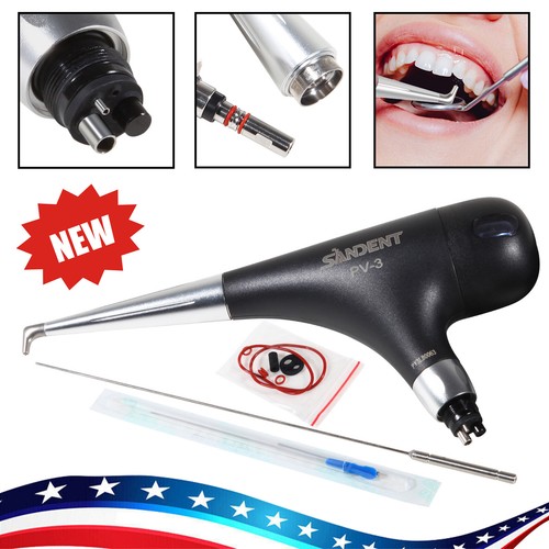 Lucidatrice denti flusso d'aria dentale manipolo profilatura igiene getto 4 fori BK - Foto 11 di 17