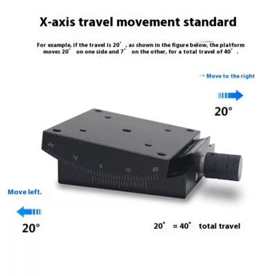 Manual Arc Tilt Angle StageCamera Optical Adjustment Framexy Axis Slide Table