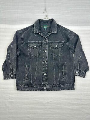 Wild Fable Women's Oversized Denim Trucker Jacket Australia