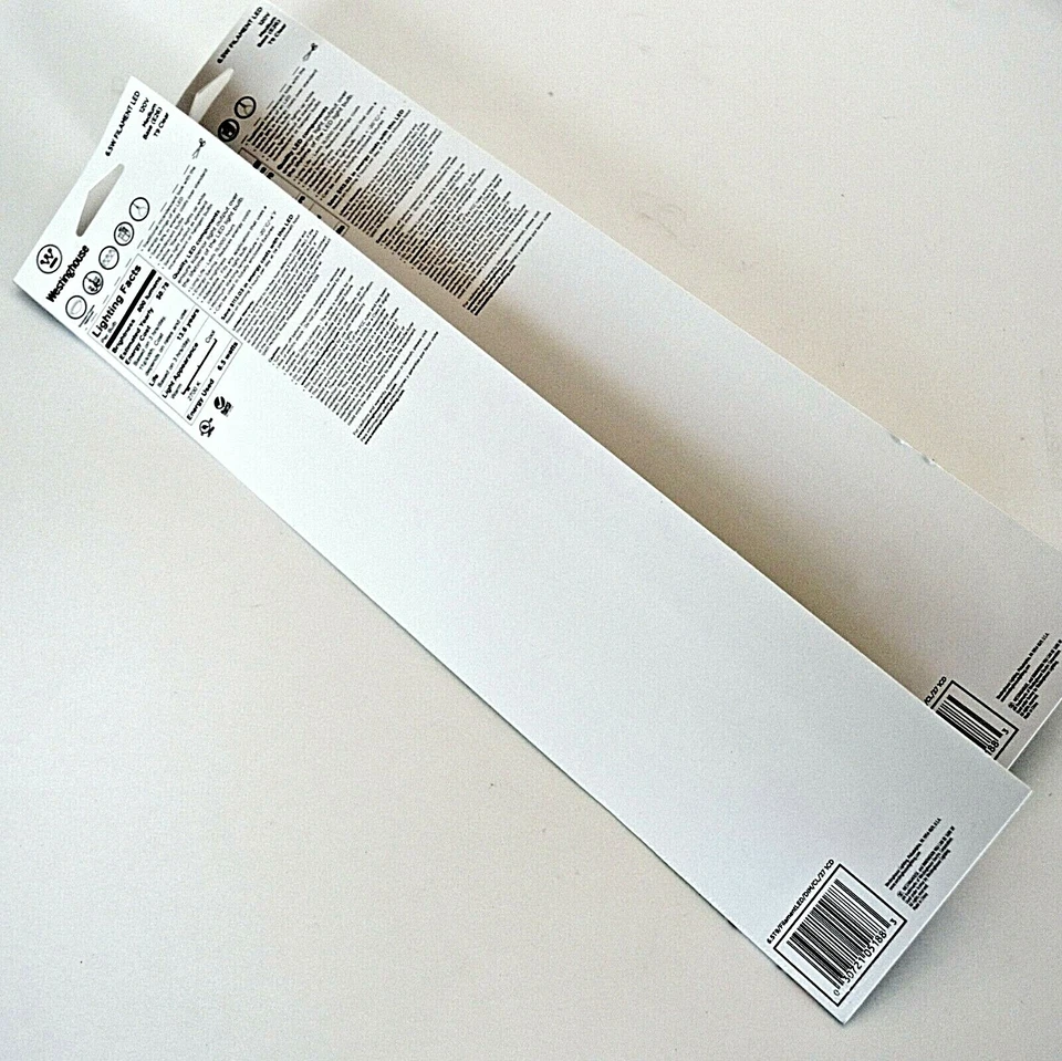 Westinghouse Lighting 0518800 75W T9 Dimmable Clear Filament LED Bulbs, Set of 2 - Image 2 of 3