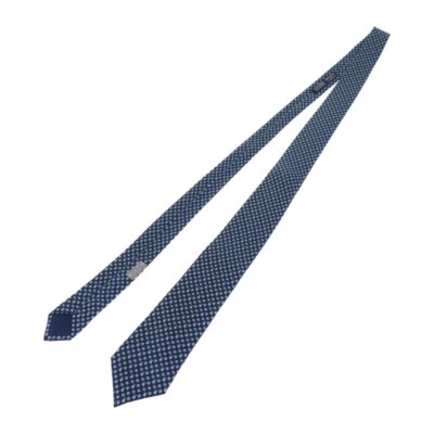 HERMES SILK TWILL TIE ネクタイ HERMES Silk Twill Tie Necktie Silk Navy Animal Print Men's ISY | eBay