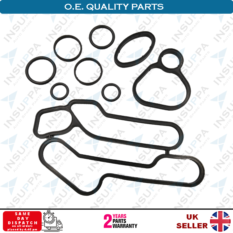 Oil Cooler Gasket Set For Opel Vauxhall Astra H J MK5 MK6 Z16Let A16Let