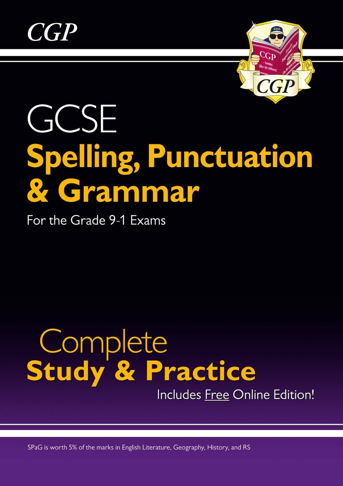 GCSE English Spelling Punctuation Grammar Complete Study & Practice Key Stage 4