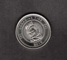 CANADIAN TIRE 2010 ONE DOLLAR TOKEN -  SANDY McTYRE LIMITED EDITION