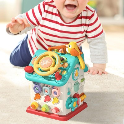 Baby Busy Board Early Development Activity Center for 1-3 Boys Girls Gift