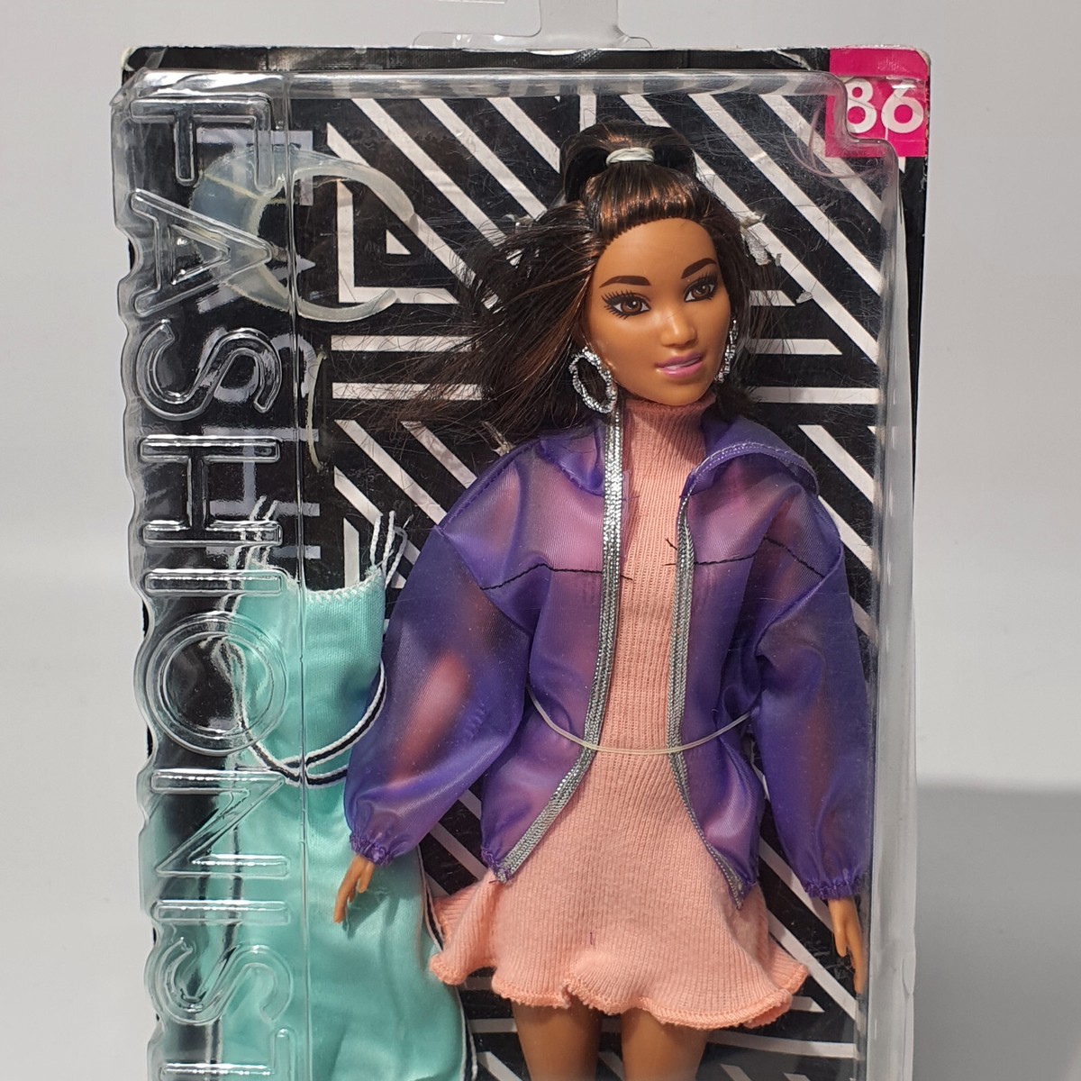 Barbie FASHIONISTAS #86 DOLL NEW glam Fashion style ethnic 2017 FJF67 FJF71 