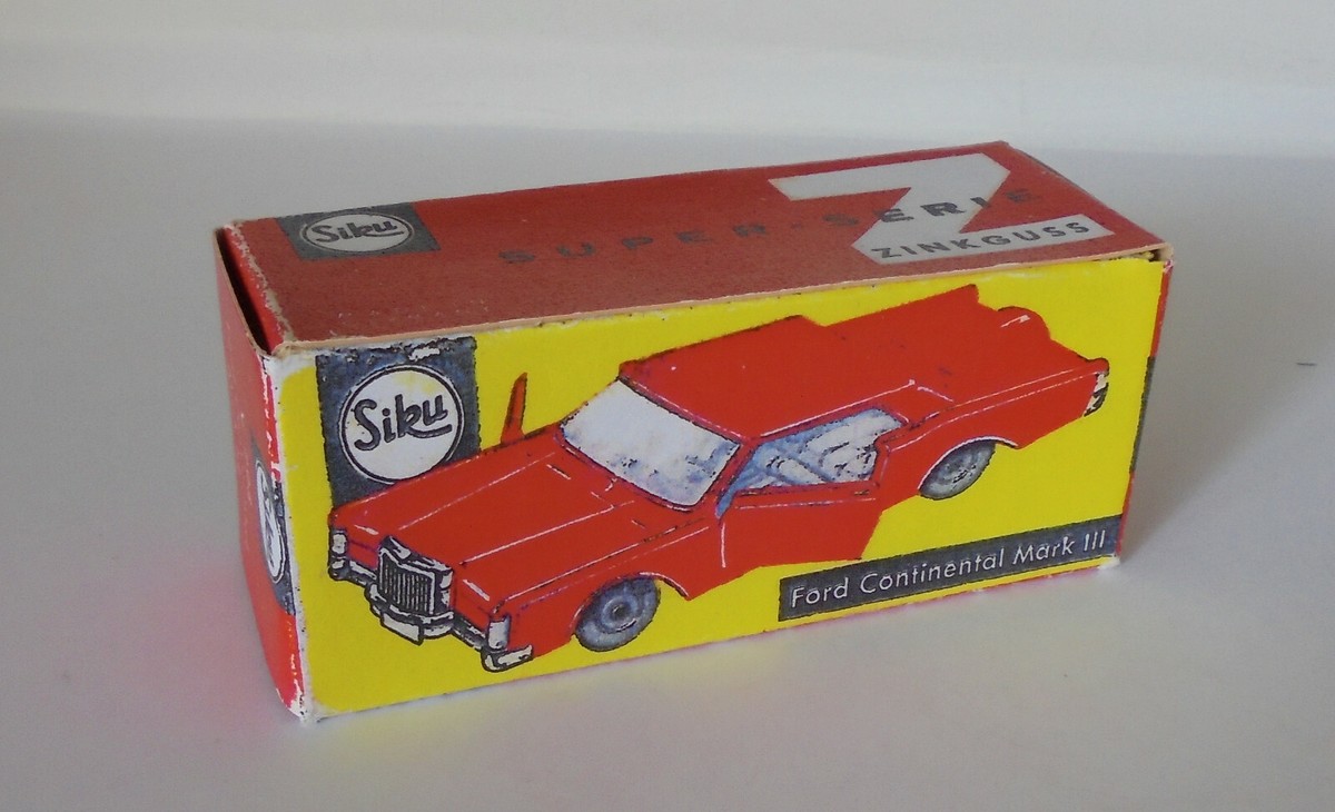 Siku V298 FORD CONTINENTAL MARKⅢ Repro Box Siku V 298 Ford Continental Mark III | eBay