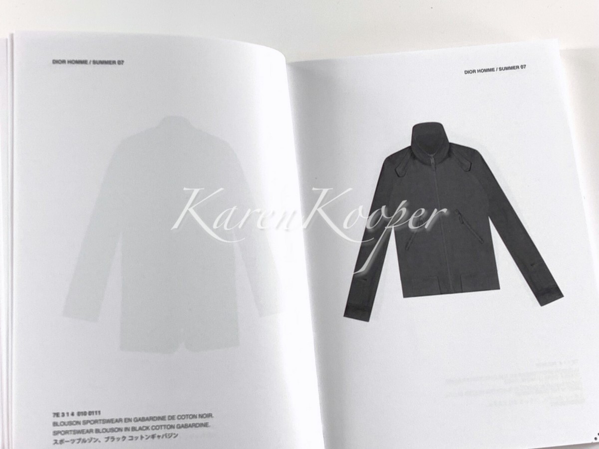 2007SS Dior HOMME ディオールオム ルックブック カタログブック 2007SS Dior HOMME ディオールオム ルックブック カタログブック