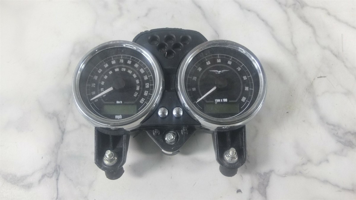 motoguzzi V7racer メーターバイザー　ステー 16 Moto Guzzi V7 LL Racer ABS Gauges Meters Speedometer Speedo