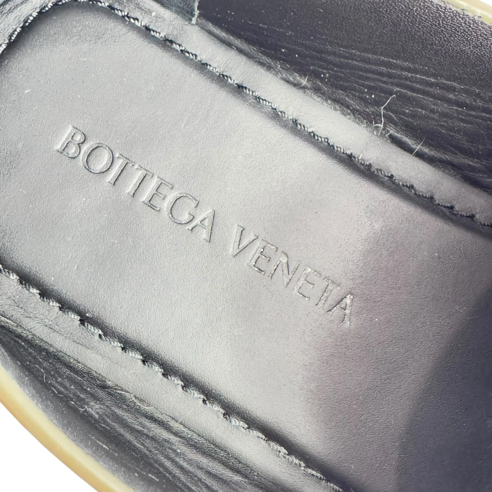 Mocassini driver BOTTEGA VENETA verde kaki Douglas intrecciato tessuto 39 5 6 5US