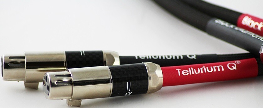 Tellurium Q Black Diamond 1-meter XLR-XLR Interconnect Cables AUTHORIZED-DEALER