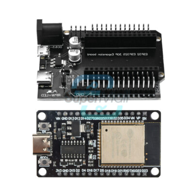 ESP32 Wifi Bluetooth Development Board + ESP32 30P Expansion Board  Type-C USB