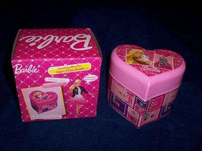 barbie musical jewelry box