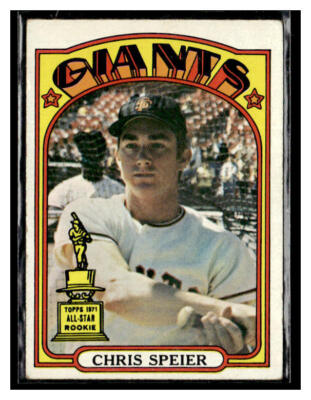 1972 Topps #165 Chris Speier